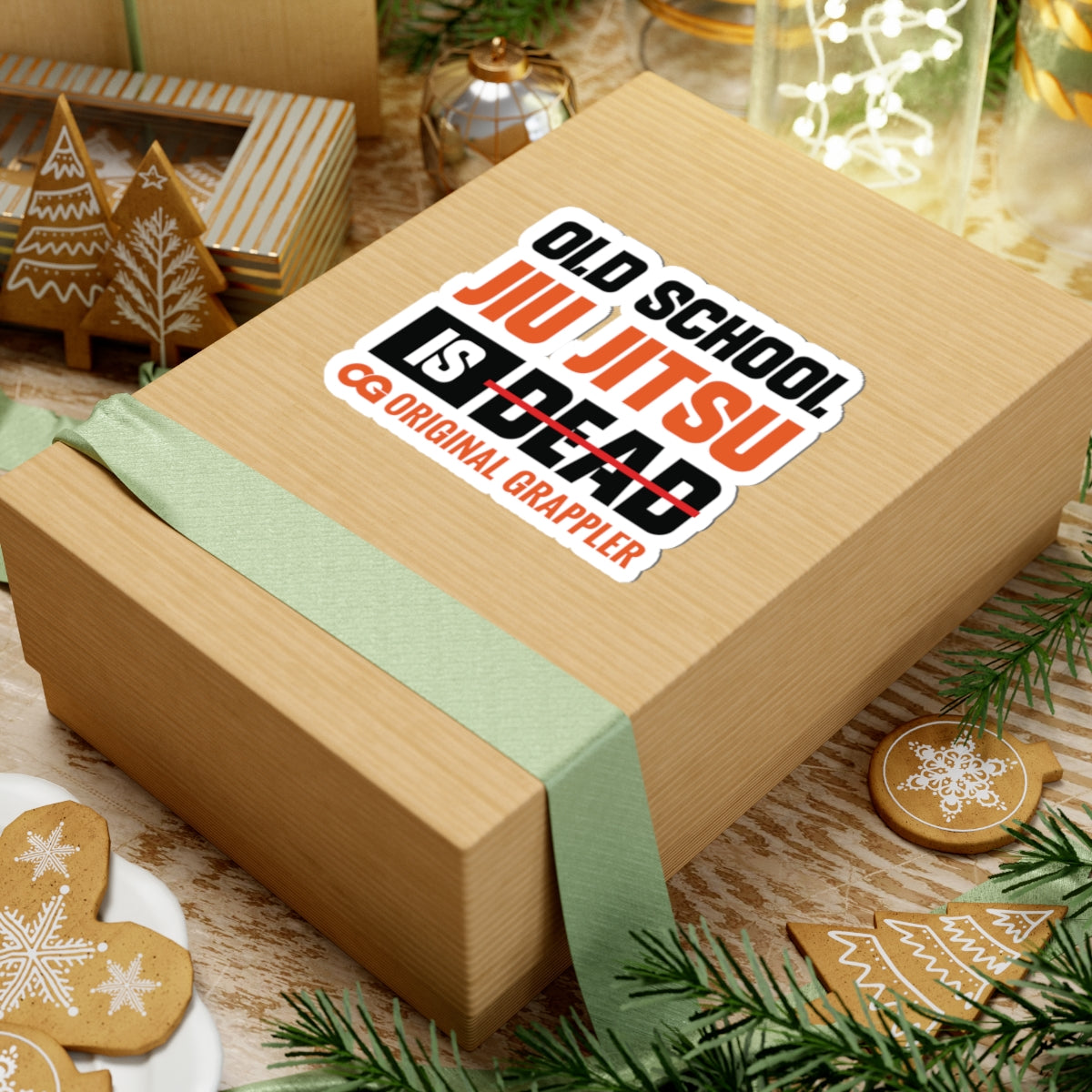 Old School Jiu Jitsu Is ~Dead~ — Original Grappler Kiss-Cut Sticker