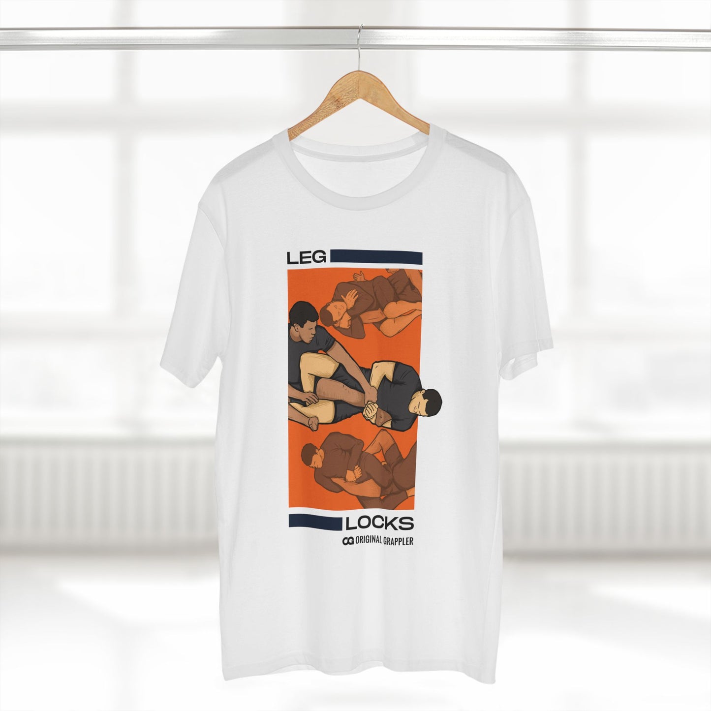 Leg Locks Grappling T-Shirt – BJJ Submission Poster Tee