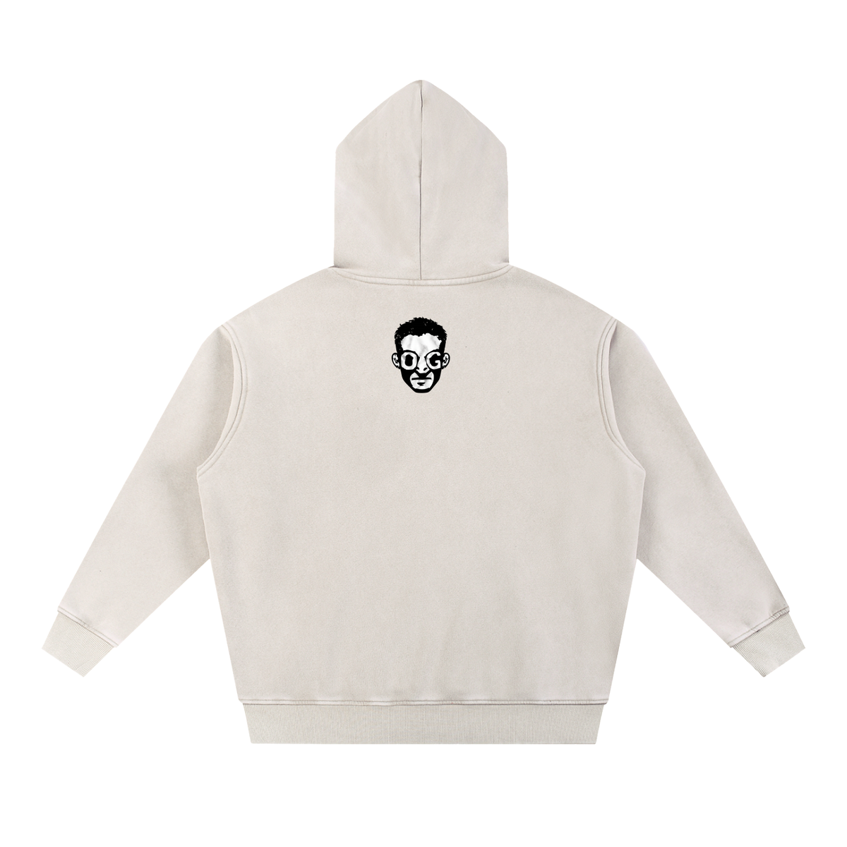 Snow Wash Fleece Oversize Hoodie