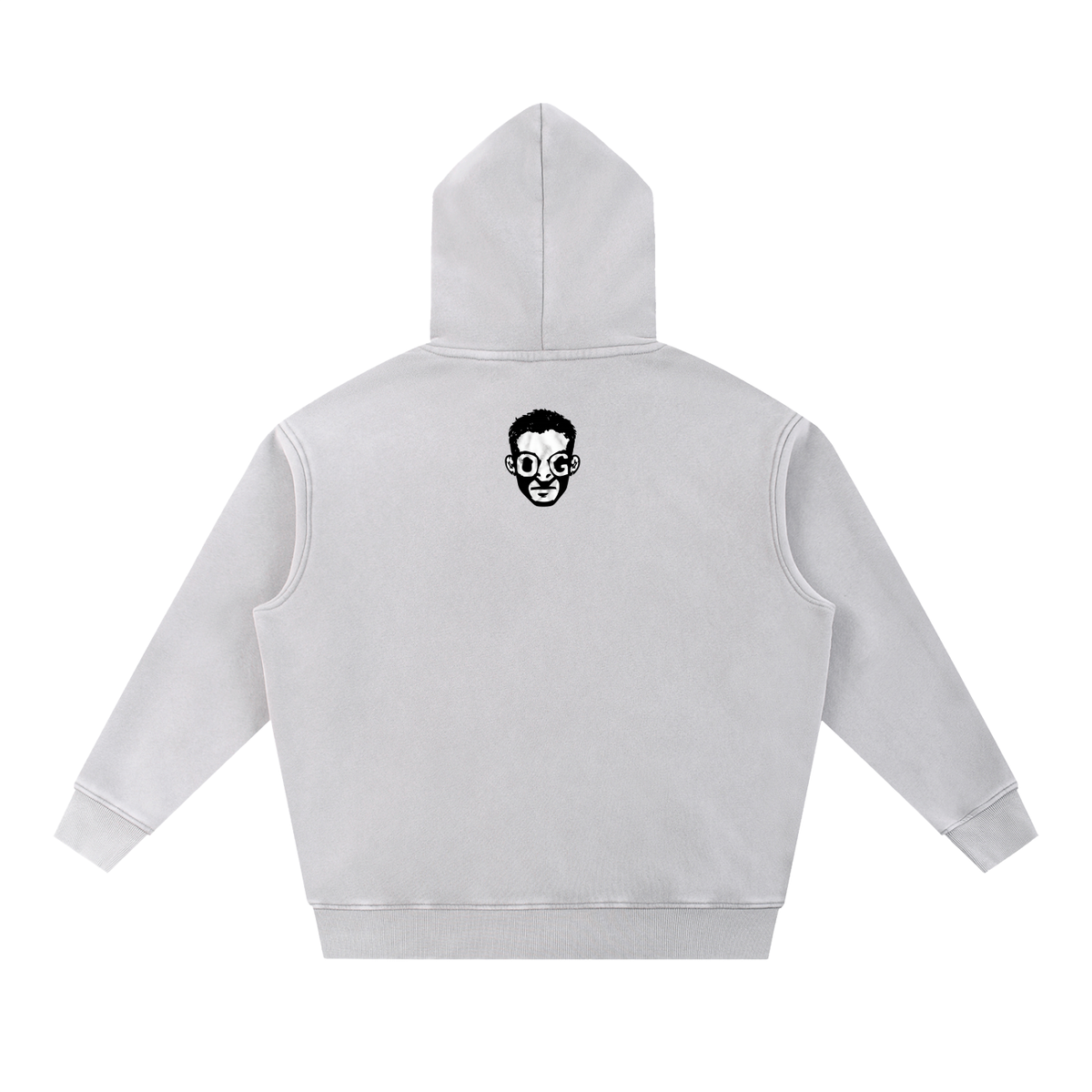 Snow Wash Fleece Oversize Hoodie